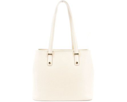 Dámská kožená kabelka Arteddy krémová