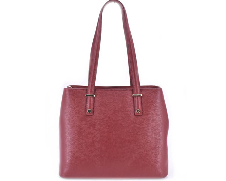 Dámská kožená kabelka Arteddy vínová