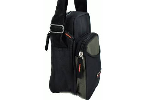 Taška přes rameno černá/zelená