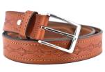 Kožený opasek - hnědá