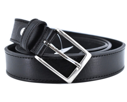 Kožený opasek - černá