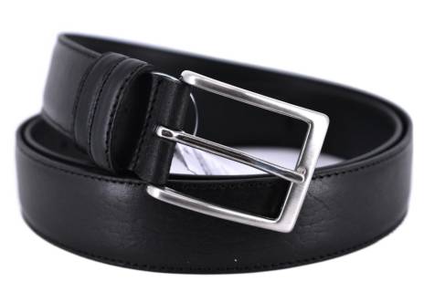 Kožený opasek - černá