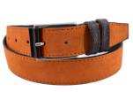 Kožený opasek - camel