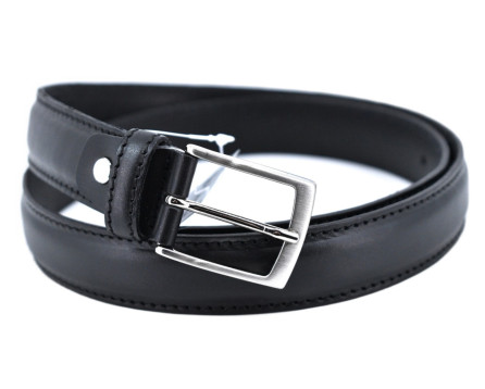 Kožený opasek - černá
