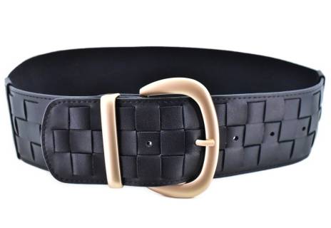 Dámský elastický opasek - černá