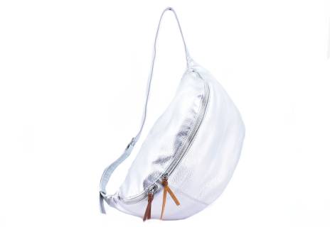 Dámská kabelka - stříbrná