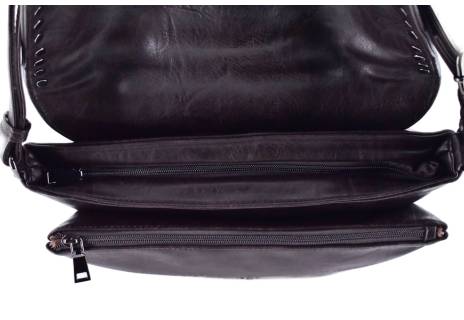 Dámská kabelka - tmavě hnědá