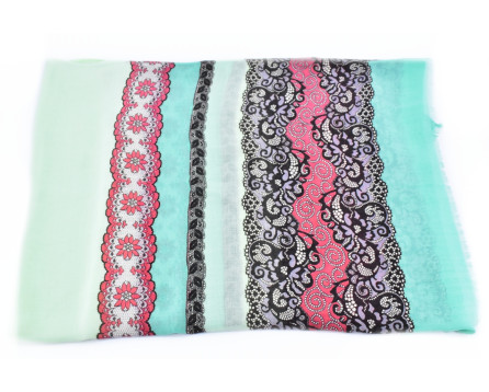 Dámský šátek - zelená