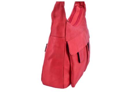 Dámská kožená kabelka crossbody