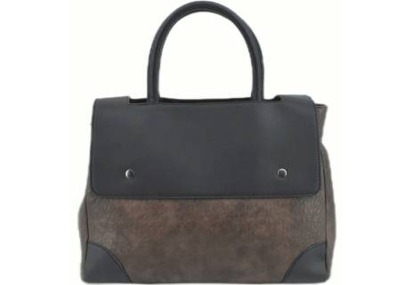 Dámská kabelka - taupe/černá