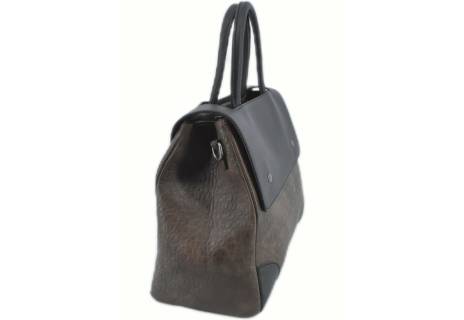 Dámská kabelka - taupe/černá